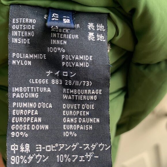 Add Down Green Down Puffer Jacket Coat - Picture 8 of 9